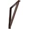 Ekena Millwork Traditional Wrought Iron Bracket, (Single center brace), Antiqued Copper 1 1/2"W x 7 1/2"D x 10"H BKTM01X07X10STRACO - alternate 1